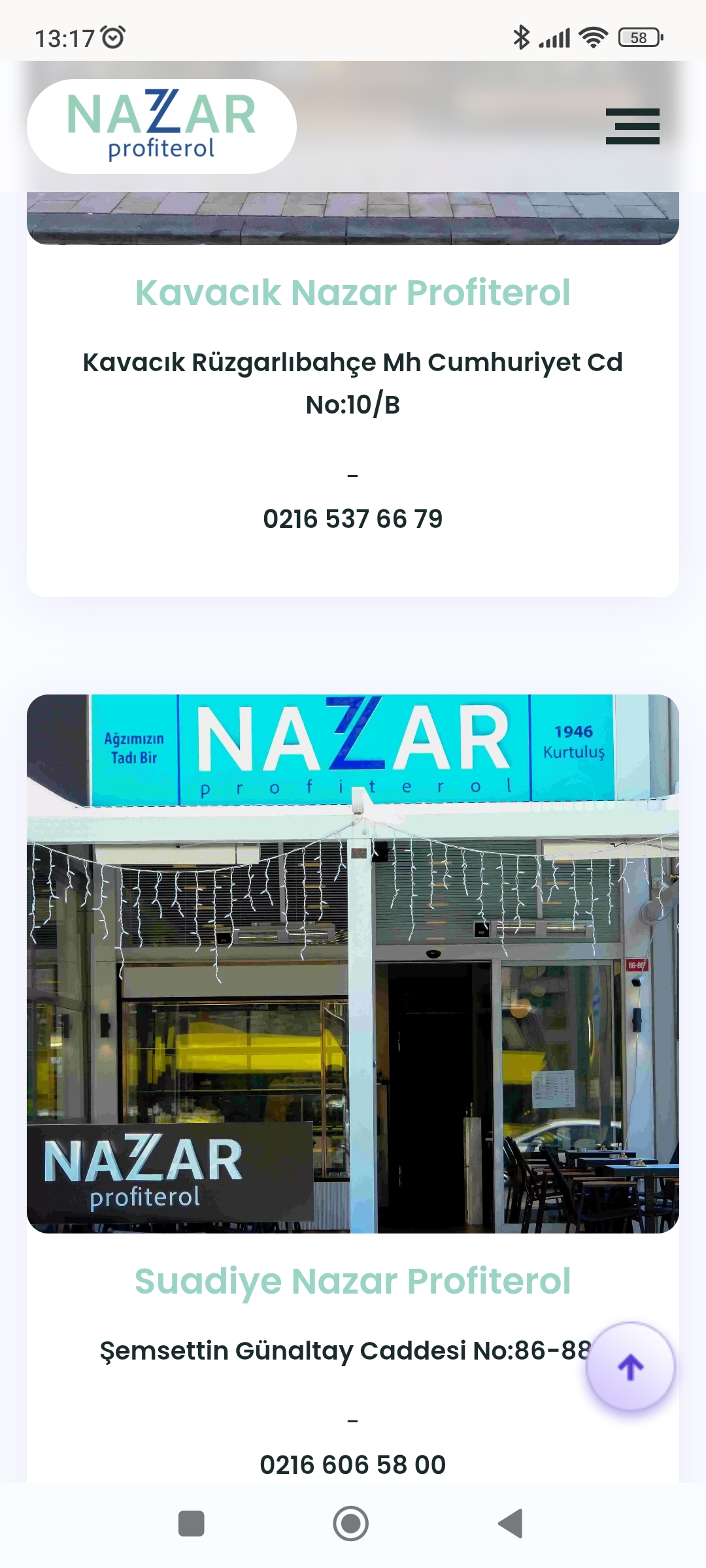Nazar profiterol